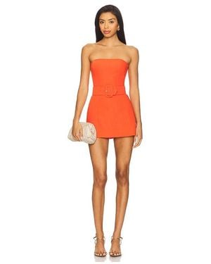 Amanda Uprichard X Revolve Fae Romper - Orange
