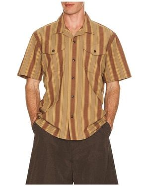 Filson Chambray Camp Shirt - Brown