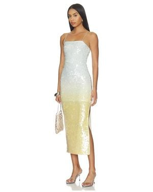 Alice + Olivia Kleid Delora - Mettallic