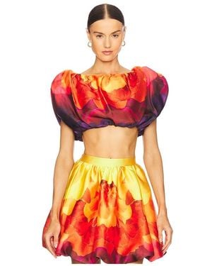 Yaura Monife Top - Red