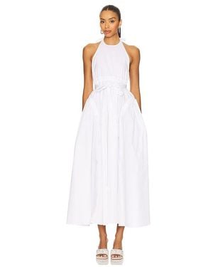 Lovers + Friends Idun Halter Neck Midi Dress - White