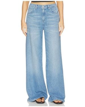 DL1961 Dl Aura Alex Low Rise Baggy Wide Leg Jeans - Blue