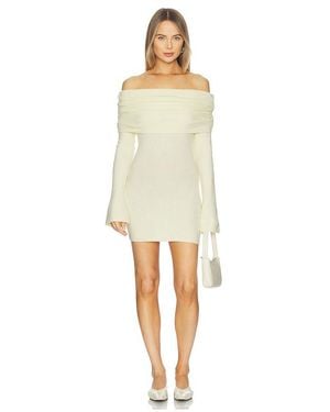 SER.O.YA Selene Mini Dress - Natural