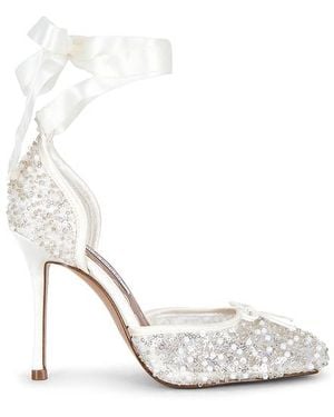 Steve Madden Larina Sequin Pump - White
