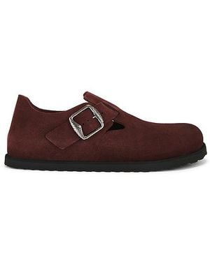 Birkenstock London Suede 1774 Clog - Brown