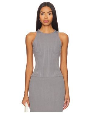 Solid & Striped Solid & Striped Ribbed Tank - Purple