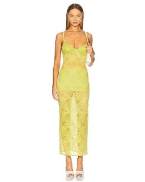 OW Collection Maxikleid Kayla - Gelb
