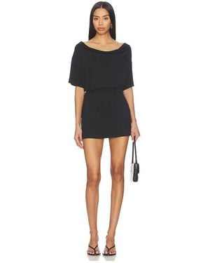 EB DENIM Madeo Cowl Neck Dress - Black