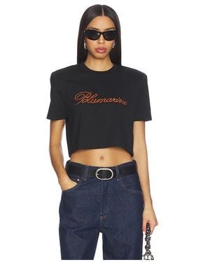Blumarine Logo T Shirt - Blue