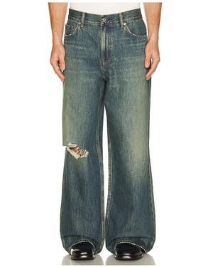 Helmut Lang Destroyed Denim - Green