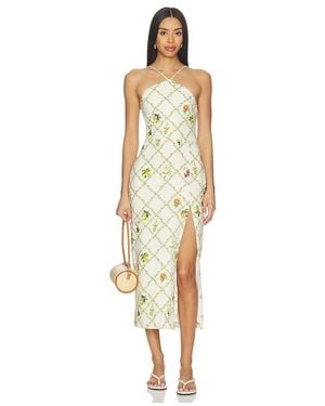 Amanda Uprichard Abby Midi Dress - Multicolour