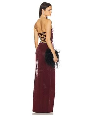 Kim Shui Lilly Patent Gown - Purple