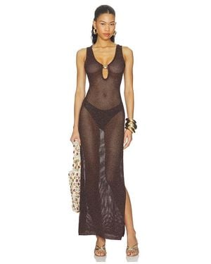 Runaway the Label Ariya Sleeveless Knit Maxi Dress - Multicolour