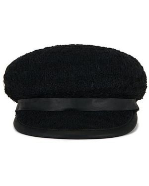 MISBHV Gavroche Tweed Cap - Black