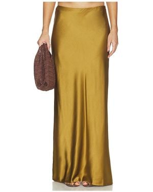 SRG Marion Silk Skirt - Yellow