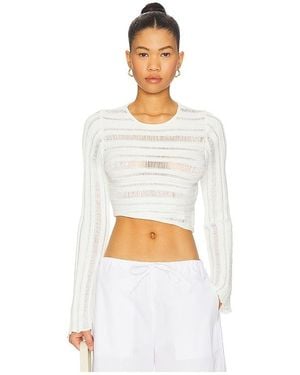 NonChalant Label Rosaline Top - White