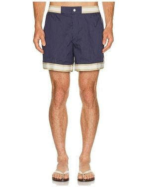 CHE Pinstripe Baller Swim Short - Blue