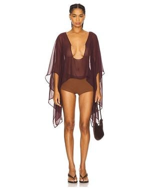 Jaded London Cape Top - Multicolor