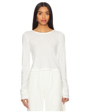 ÉTERNE Long Sleeve Baby Tee - White
