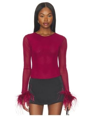 Mariandree Gaitan Madison Bodysuit - Red