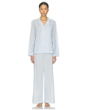 LoveShackFancy Sana Pj Set - Blue