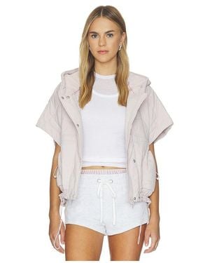 Free People Poncho Happy Trails - Weiß