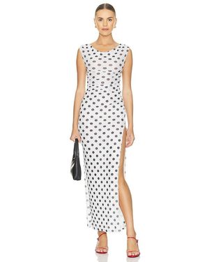 MORE TO COME X Bridget Cora Maxi Dress - White