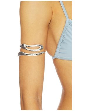 Jenny Bird Egret Upper Arm Cuff - Metallic