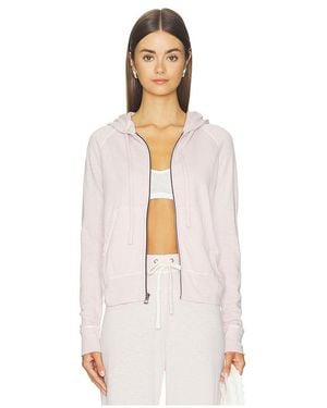 James Perse Vintage French Terry Zip Hoody - White