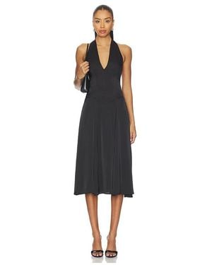 SNDY'S Evelyn Midi Dress - Black