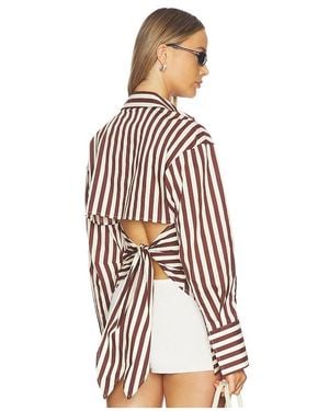 Simon Miller Loch Poplin Button Up - White