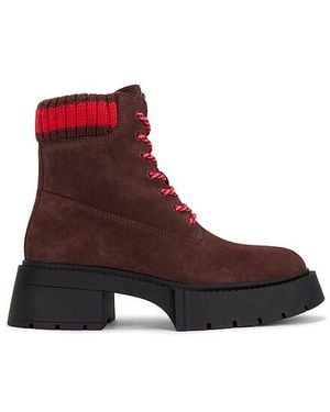 COACH Leah Platform Bootie - Red