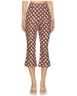 Faithfull the Brand Valeria Capri Trousers - Red