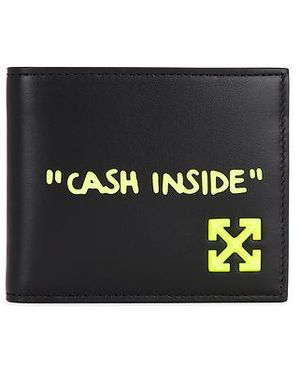 Off-White c/o Virgil Abloh Jitney Quote Bifold Wallet - Black