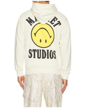 Market Smiley Upside Down Lockup Hoodie - Multicolor