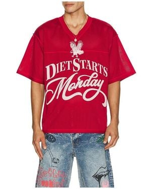 DIET STARTS MONDAY State Champs Practice Jersey - Red