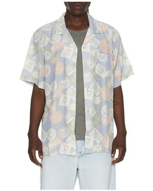 Marine Layer Cupro Resort Shirt - White