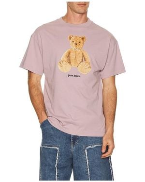 Palm Angels Bear Regular Tee - Blau