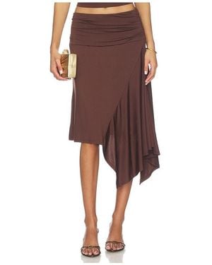 Nia Vine Skirt - Brown