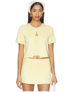 GOOD AMERICAN The Keepsake Cardigan - Natural