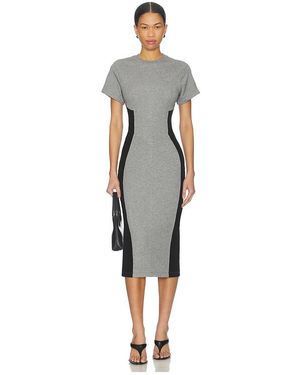 Fleur du Mal Midi-Kleid Addie - Mehrfarbig