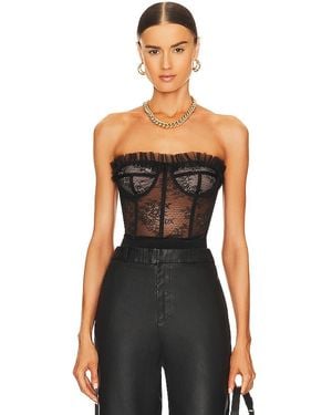 Nbd Maren Corset Top - Black