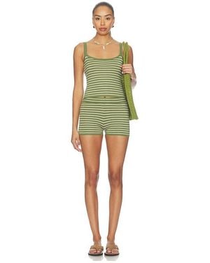 superdown Anneli Knit Short Set - Green