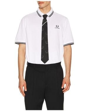 Fred Perry X Kris Van Assche Pique Shirt - White