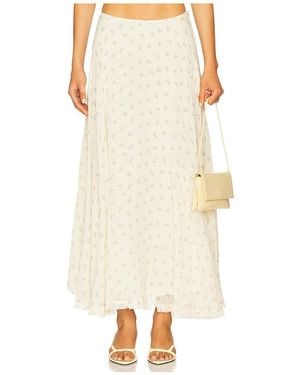 Mirror Palais Falda Rose En Color Crema Talla (También En M) - Neutro