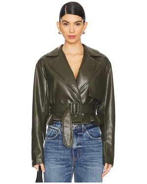House of Harlow 1960 X Revolve Liv Faux Leather Jacket - Black