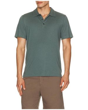 Theory Bron Polo En Color Azul Cerceta Talla (También En M, S, Xl/1X, Xxl/2X) - Verde