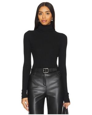 Enza Costa Rollkragenshirt - Schwarz