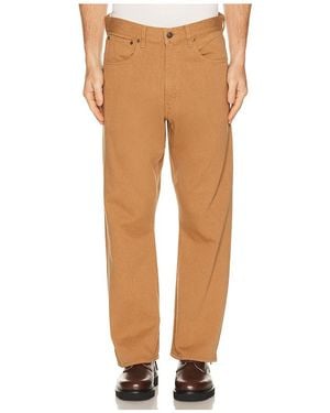Beams Plus 5 Pocket Classic Oc Pique - Brown