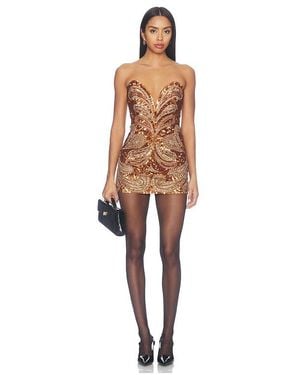 retroféte Circe Embroidered Dress - Natural